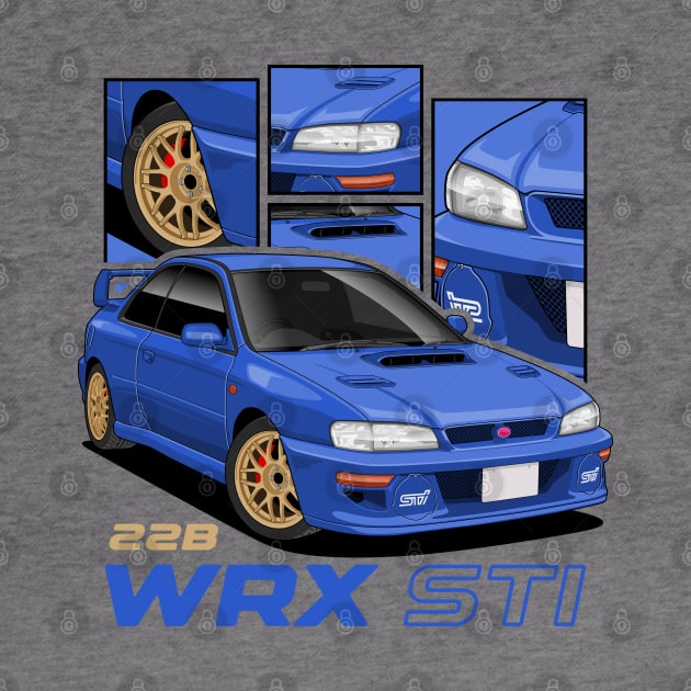 Impreza 22B WRX STI by squealtires